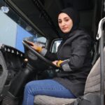 Sivas’ın İlk Kadın TIR Şoförü, Araçla Kaza Geçirdi