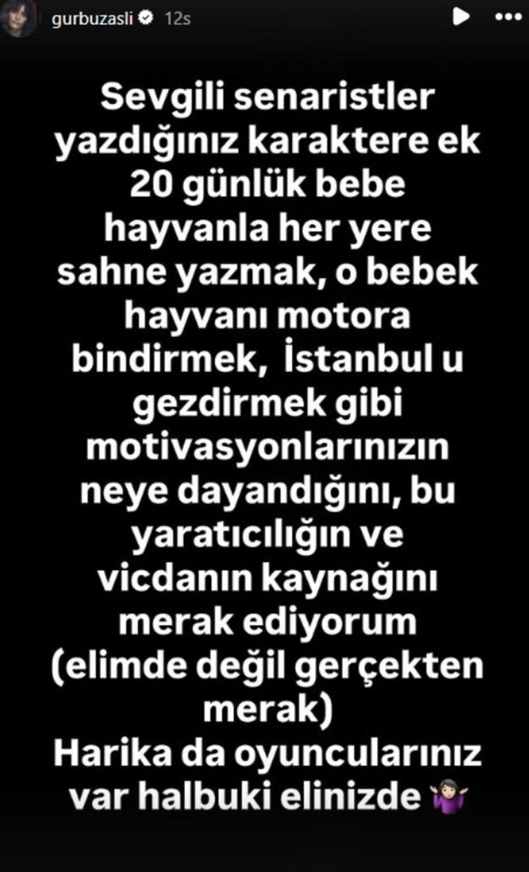 Sevdiğim Sensin’deki kuzu sahnelerine sert eleştiri! Aslıhan Gürbüz senariste seslendi